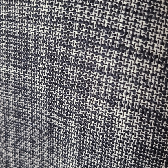 Talbots Tweed Crop Four Button Ruffle Trim Detail Blazer Jacket - Picture 9 of 11